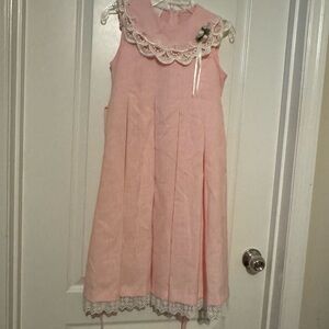 Vintage Pink Bonnie Jean Dress Size 8